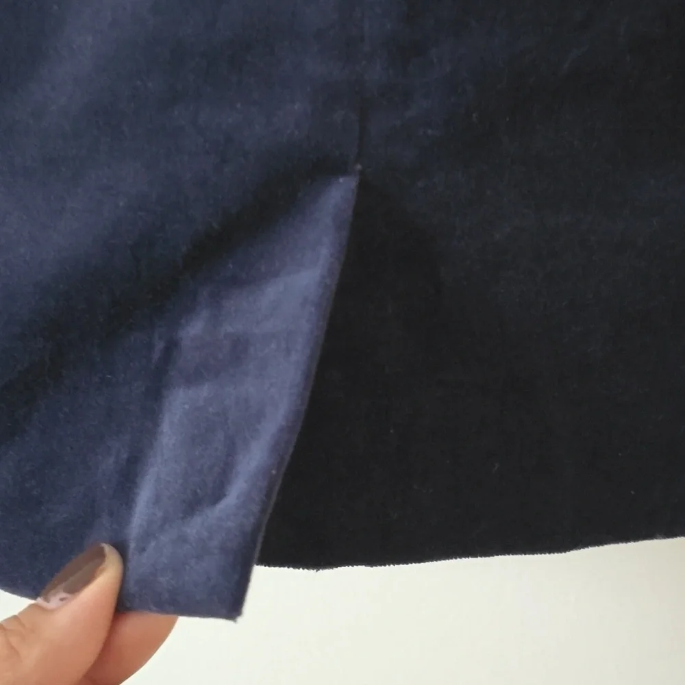 Janie and Jack Suede Navy Blue Blazer Toddler 2T